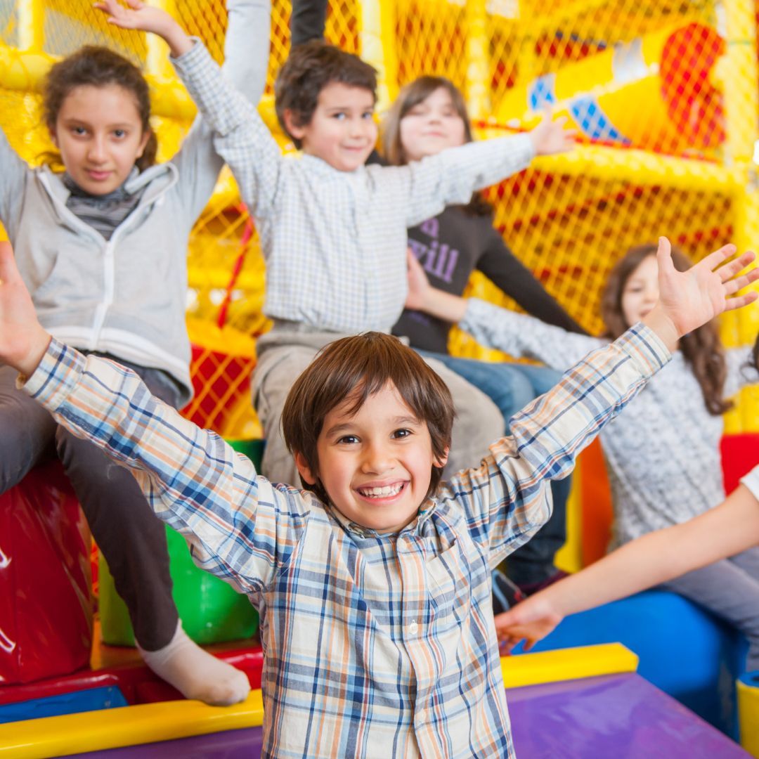 kids at a birthday party